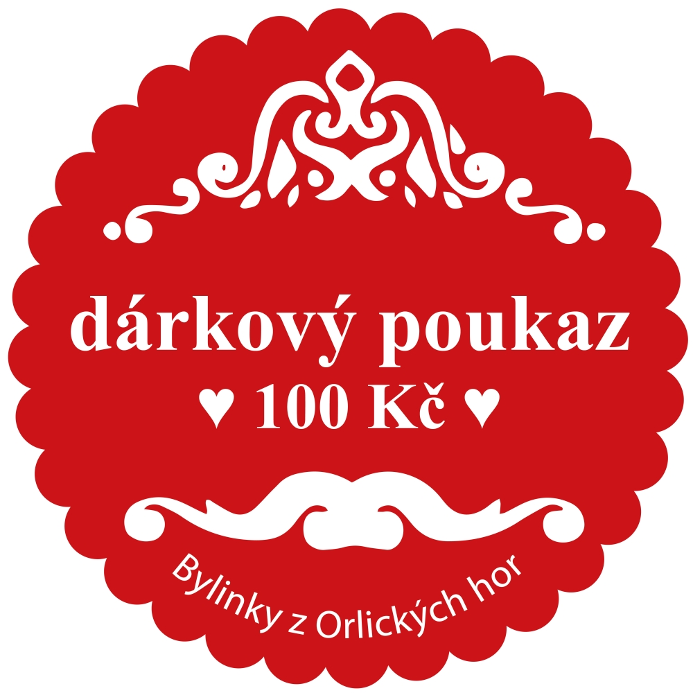 Dárkový poukaz v hodnotě 100 Kč